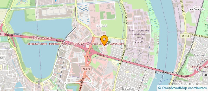 localisation de l'entreprise COSTRA ET CIPA à BORDEAUX