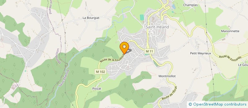 localisation de l'entreprise COSTRAS IMMO  SAINT-HEAND