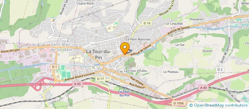 localisation de l'entreprise COSTUME DE MEMOIRE  LA TOUR-DU-PIN