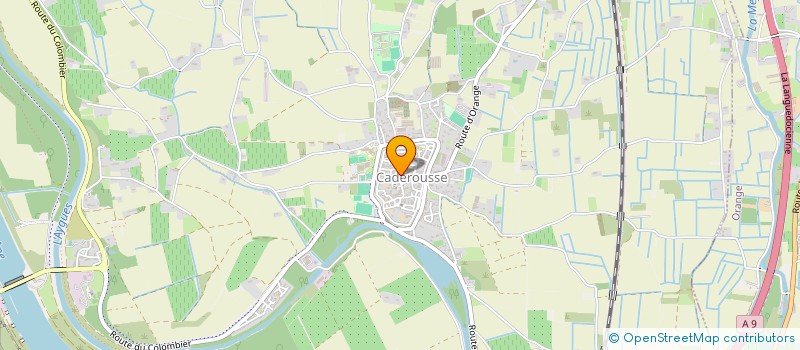 localisation de l'entreprise COSTUMES ET TRADITIONS  CADEROUSSE