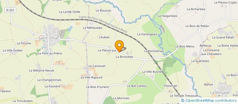 localisation de l'entreprise COSTWOLDS  IFFENDIC