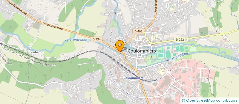 localisation de l'entreprise COSU à COULOMMIERS