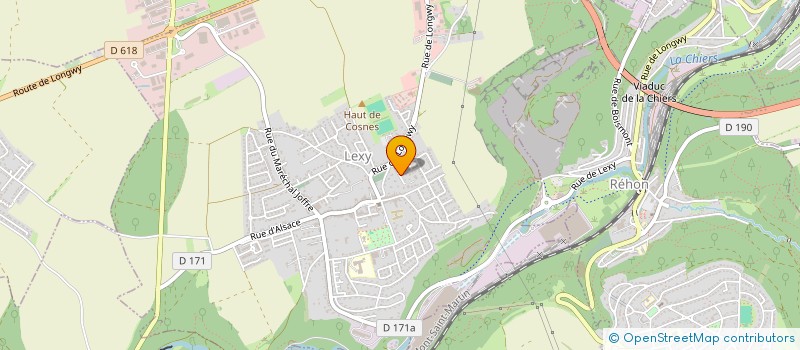 localisation de l'entreprise COSY  LEXY