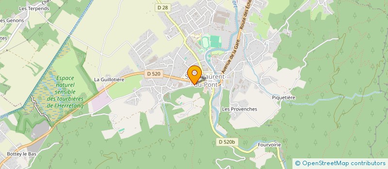 localisation de l'entreprise COSY BAR  SAINT-LAURENT-DU-PONT