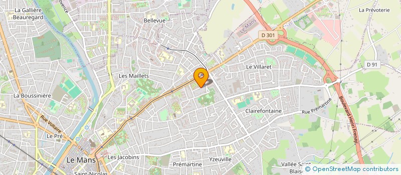 localisation de l'entreprise COSY BREAK  LE MANS