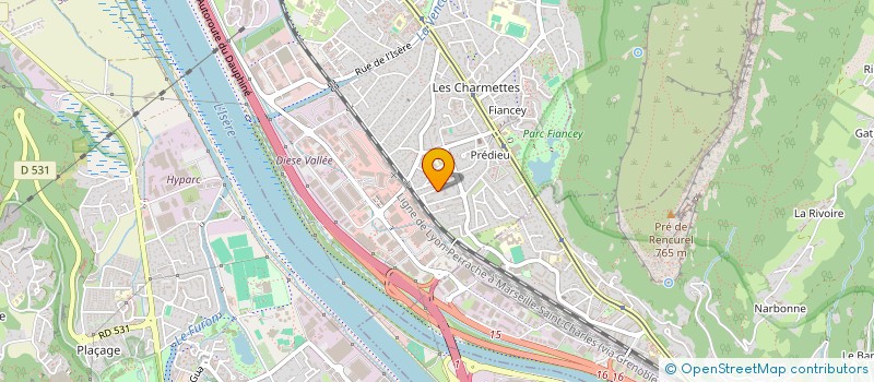 localisation de l'entreprise COSY CONCIERGERIE  SAINT-EGREVE