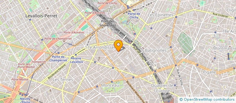 localisation de l'entreprise COSY CORNER MONCEAU  PARIS