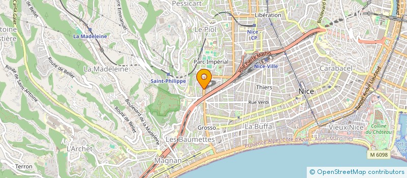 localisation de l'entreprise COSY DOUDOU  NICE