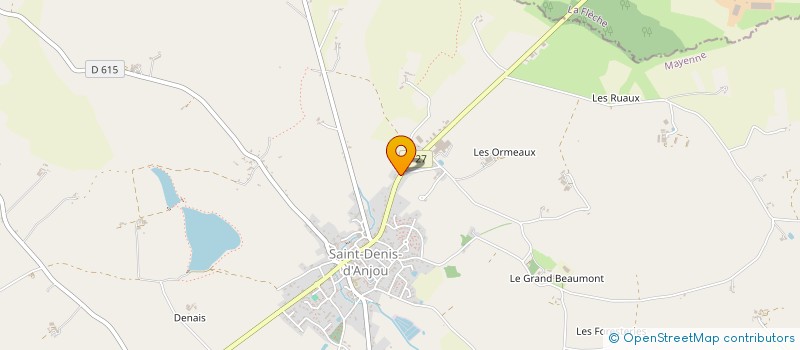 localisation de l'entreprise COSY EQUIPEMENT  SAINT DENIS D'ANJOU