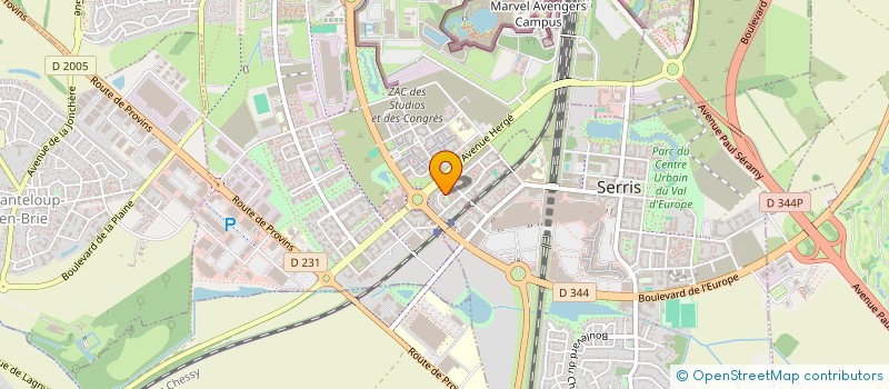 localisation de l'entreprise COSY GALMY  CHESSY