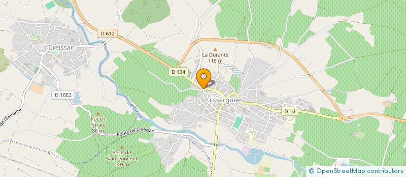 localisation de l'entreprise COSY HOME  PUISSERGUIER