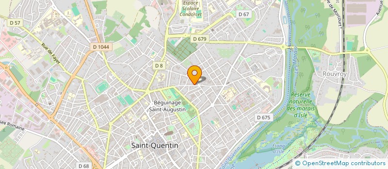 localisation de l'entreprise COSY HOME à SAINT-QUENTIN
