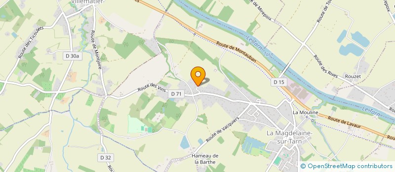 localisation de l'entreprise COSY HOME  ROUFFIAC-TOLOSAN