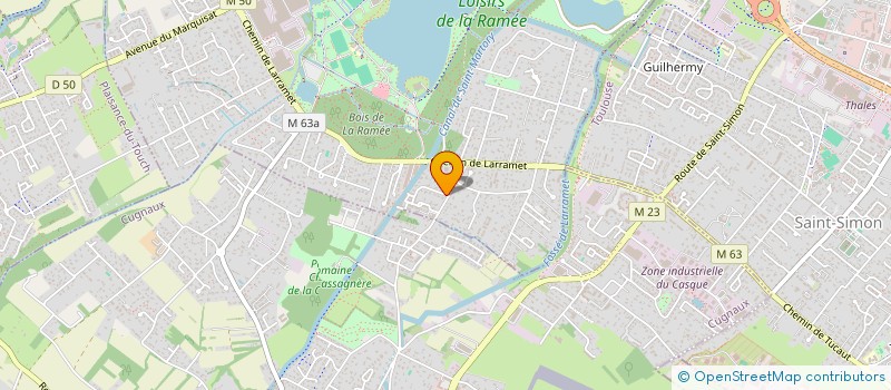 localisation de l'entreprise COSY HOME BY M  TOURNEFEUILLE