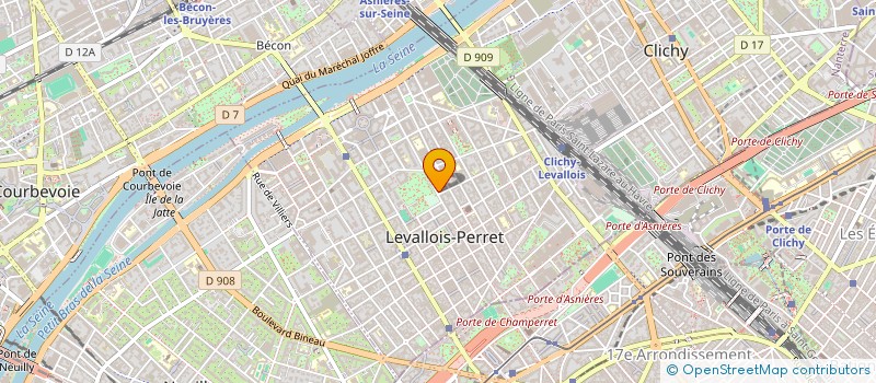 localisation de l'entreprise COSY LEVALLOIS à LEVALLOIS PERRET