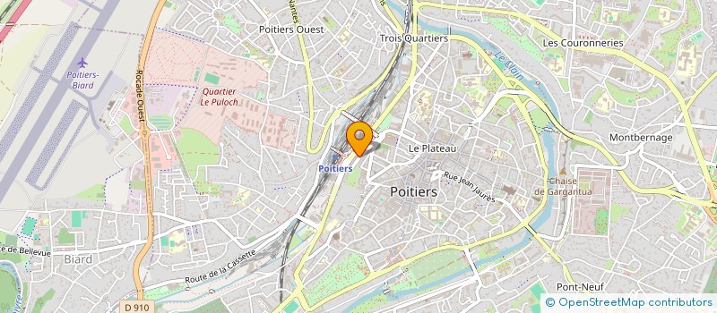 localisation de l'entreprise COSY LOUNGE  POITIERS