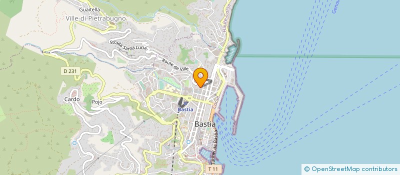 localisation de l'entreprise COSY MARE à BASTIA