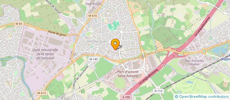 localisation de l'entreprise COSY SQUARE à VENDARGUES