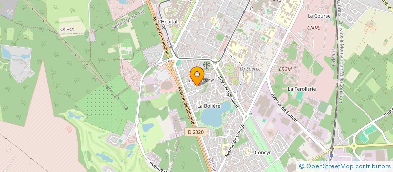 localisation de l'entreprise COSY-SWING FACTORY  ORLEANS