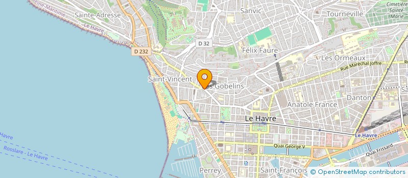 localisation de l'entreprise COSY TRAITEUR à LE HAVRE