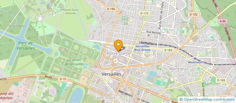 localisation de l'entreprise COSY VERSAILLES à VERSAILLES