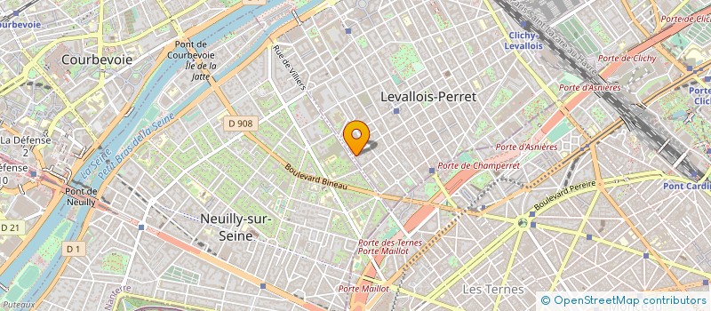 localisation de l'entreprise COSY VL à LEVALLOIS-PERRET