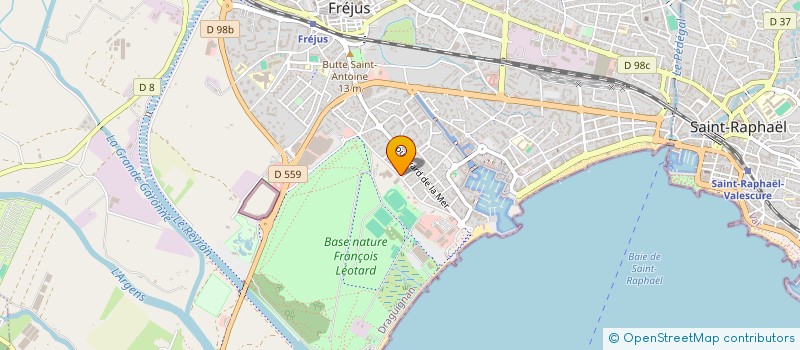 localisation de l'entreprise COSY WOOD LOC à FREJUS