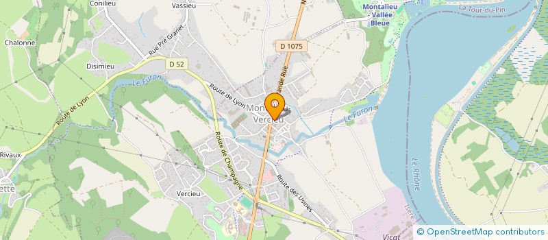 localisation de l'entreprise COSYDI  LA BALME-LES-GROTTES