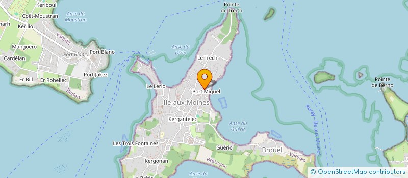 localisation de l'entreprise COSYLIVING  ILE-AUX-MOINES