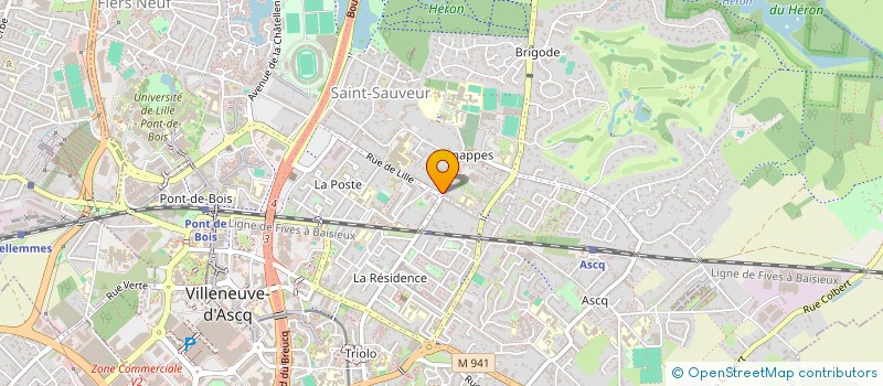 localisation de l'entreprise COSYLOC CONCIERGERIE à VILLENEUVE-D'ASCQ