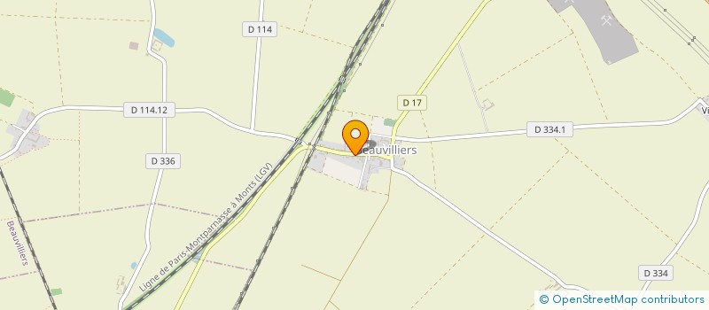 localisation de l'entreprise COSYLOGY à BEAUVILLIERS