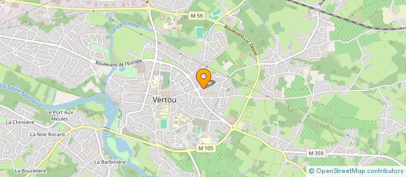 localisation de l'entreprise COSYMMO  VERTOU