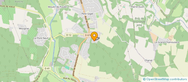 localisation de l'entreprise COSYMOON  VUIL-ET-GIGET