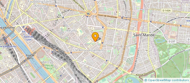 localisation de l'entreprise COSYNERGIE SARL à PARIS