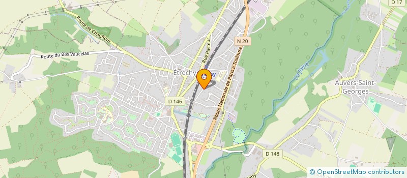 localisation de l'entreprise COSYRE à ETRECHY