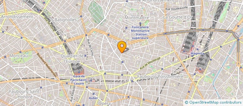 localisation de l'entreprise COSYRENT à PARIS