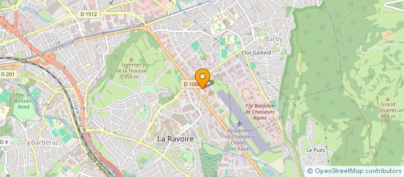 localisation de l'entreprise COT AMEUBLEMENT à LA RAVOIRE