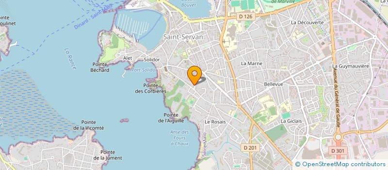 localisation de l'entreprise COT COT CODET  SAINT-MALO