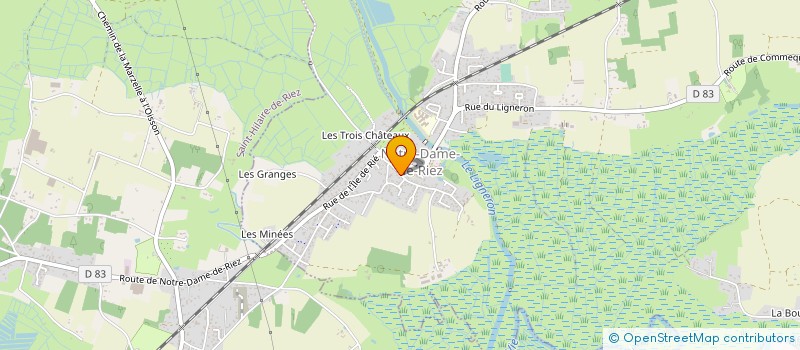 localisation de l'entreprise COT' OUEST TP à NOTRE-DAME-DE-RIEZ