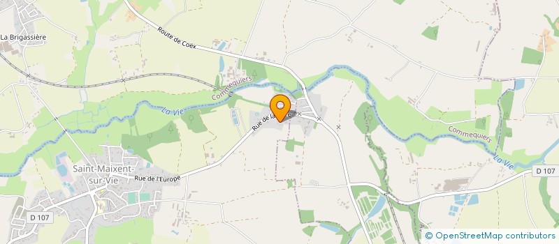 localisation de l'entreprise COT'OUEST VRD  SAINT-MAIXENT-SUR-VIE