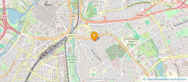 localisation de l'entreprise COTA  METZ