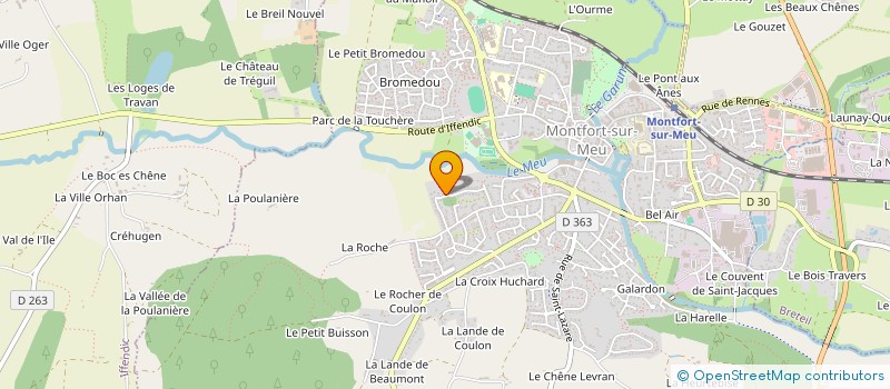 localisation de l'entreprise COTAFAMILIA  MONTFORT-SUR-MEU