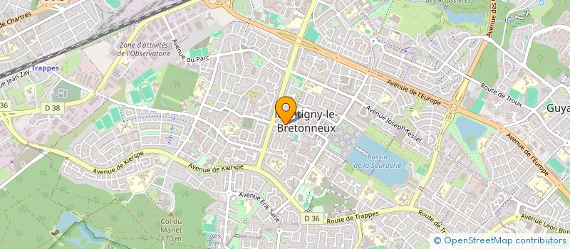 localisation de l'entreprise COTAGA CONSULT à MONTIGNY-LE-BRETONNEUX