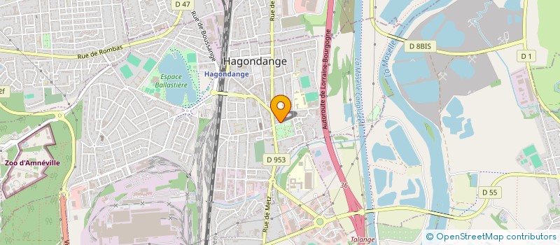 localisation de l'entreprise COTAL à HAGONDANGE