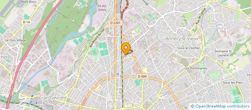 localisation de l'entreprise COTALP  ANNECY