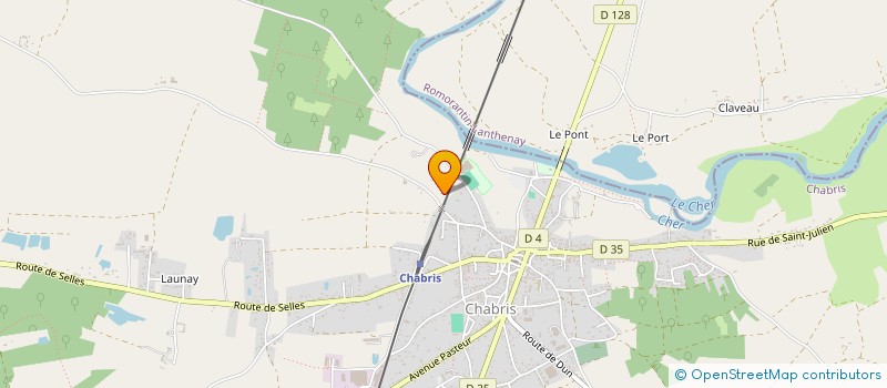 localisation de l'entreprise COTARD AGREGATS à CHABRIS