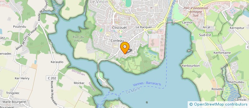 localisation de l'entreprise COTAVEL  VANNES