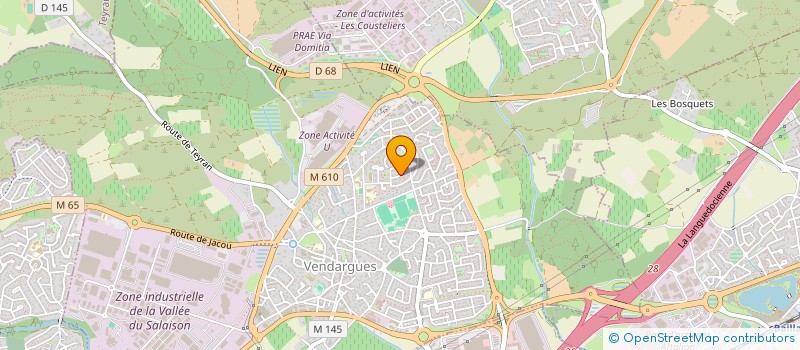 localisation de l'entreprise COTE 2000 LOCATION à VENDARGUES