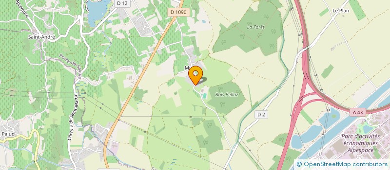 localisation de l'entreprise COTE  PORTE-DE-SAVOIE