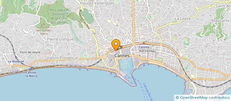 localisation de l'entreprise COTE A COTE à CANNES